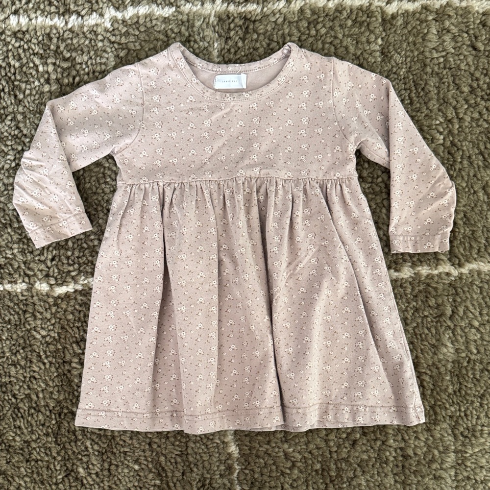 Jamie Kay Blush Floral Long Sleeve Dress